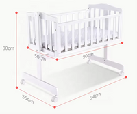 Lit Cododo en bois blanc