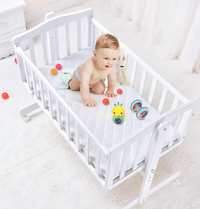 Lit Cododo en bois blanc